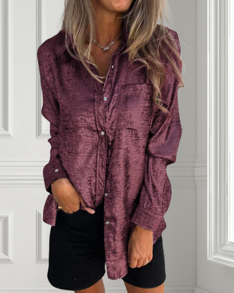 Bayline™ | Casual Suède Overhemd