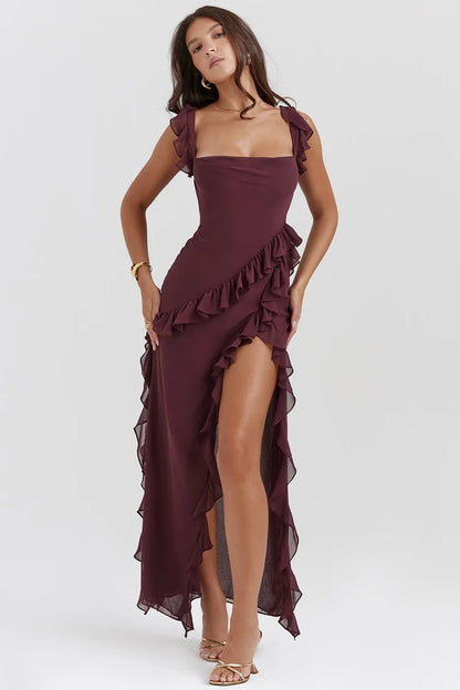 Bayline™ | Vv Midi Jurk - Bes