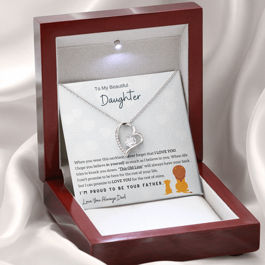 Bayline™ | Ketting: Aan Mijn Mooie Dochter, Ik Ben Trots Om Je Vader Te Zijn
