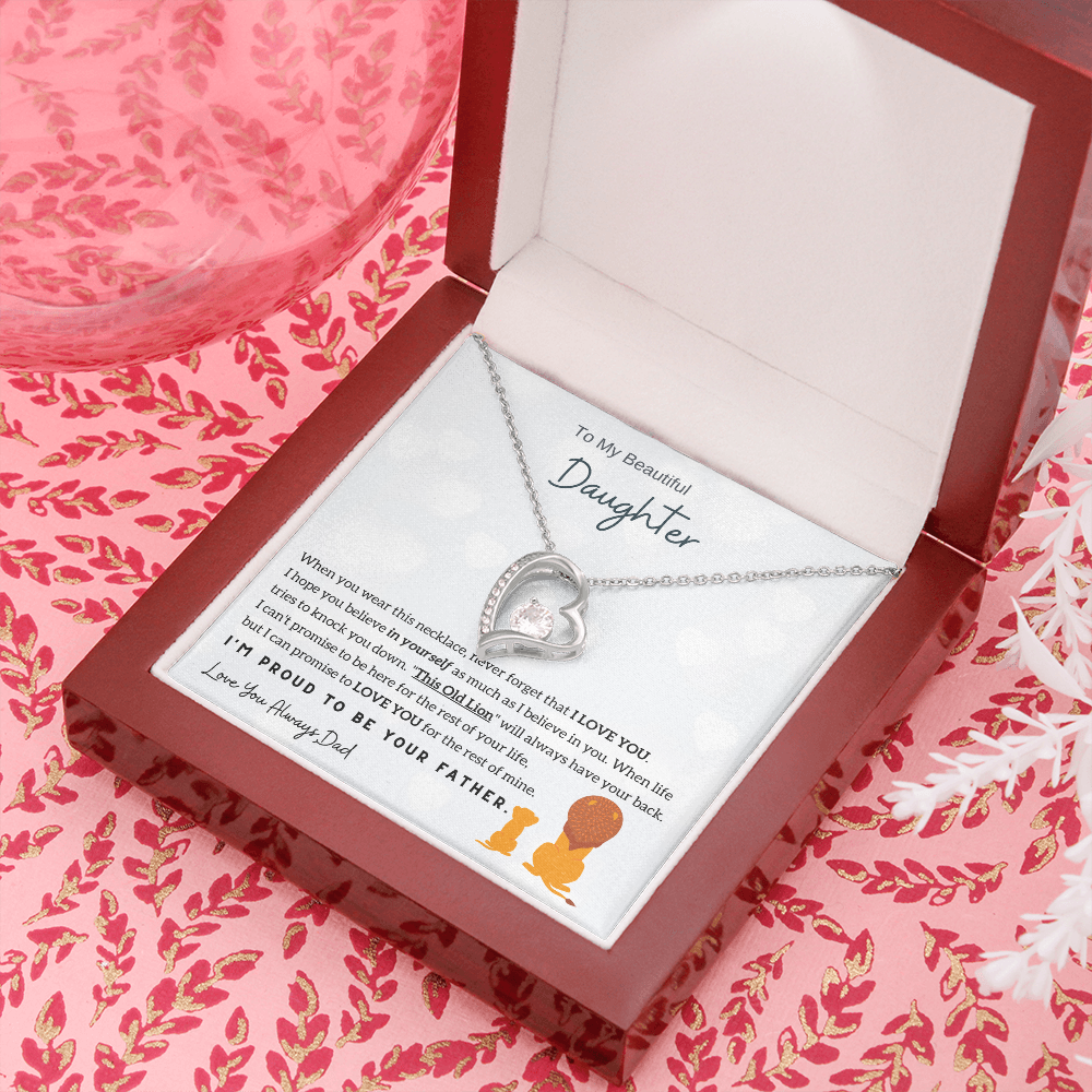 Bayline™ | Ketting: Aan Mijn Mooie Dochter, Ik Ben Trots Om Je Vader Te Zijn