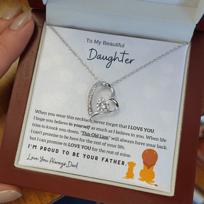 Bayline™ | Ketting: Aan Mijn Mooie Dochter, Ik Ben Trots Om Je Vader Te Zijn