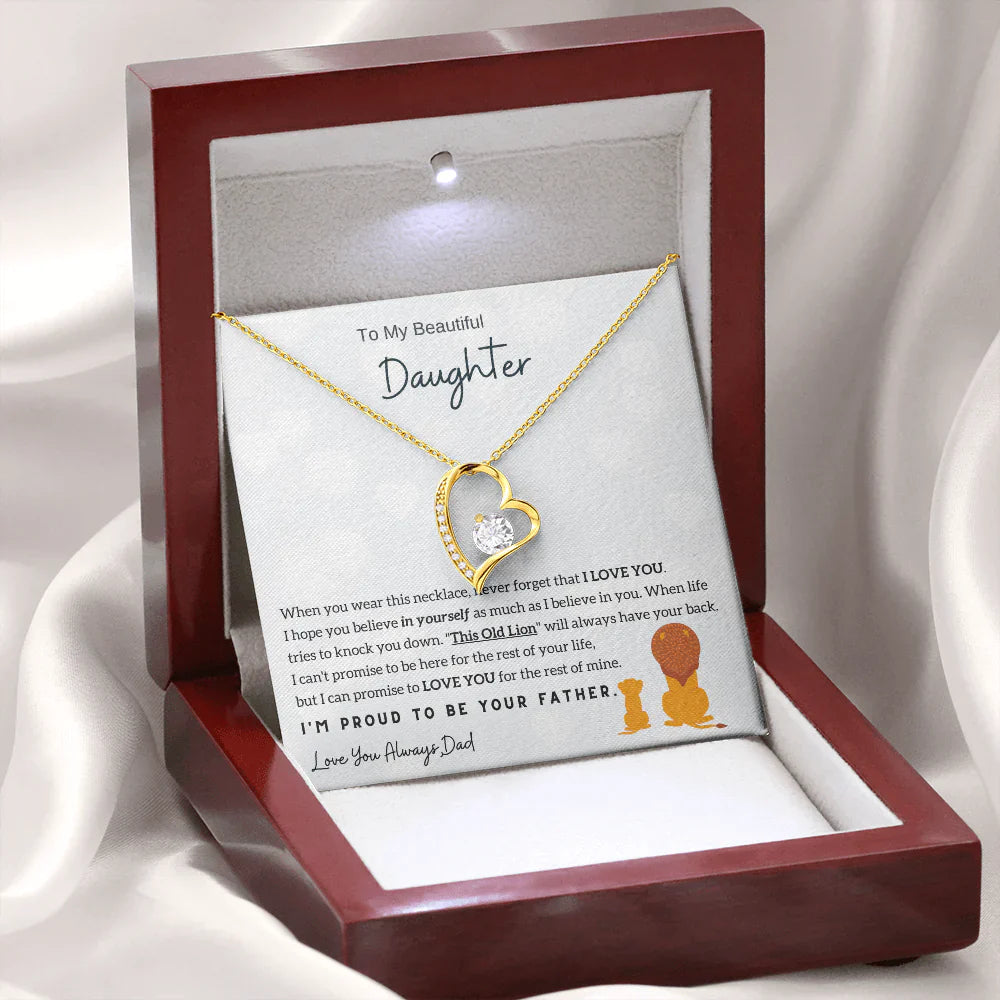 Bayline™ | Ketting: Aan Mijn Mooie Dochter, Ik Ben Trots Om Je Vader Te Zijn