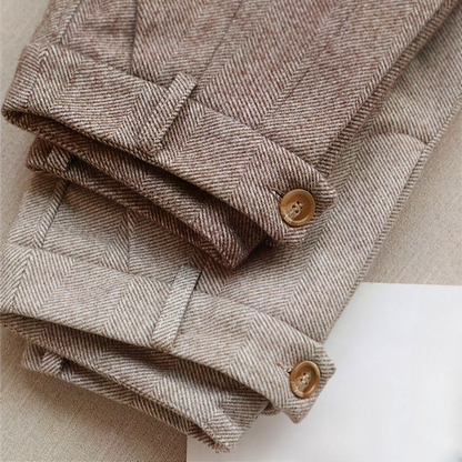 Bayline™ |  Elegante Getailleerde Broek Van Wol