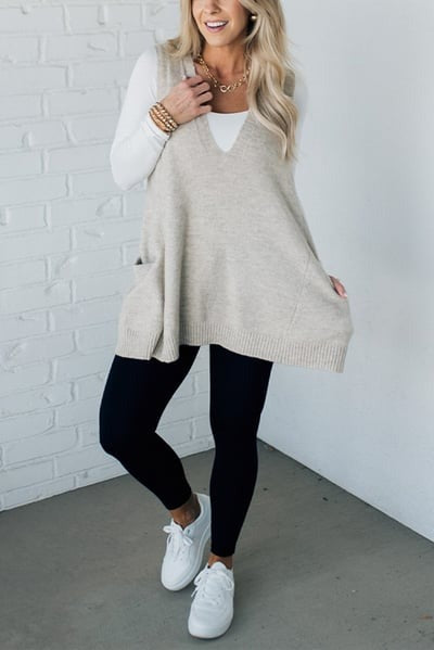 Bayline™ | Classic Knusse Zakken Trui Voor Dames