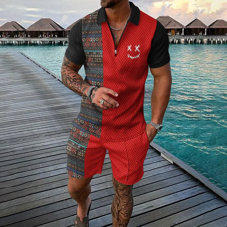 Bayline™ | Tijdreiziger Poloshirt & Korte Broek