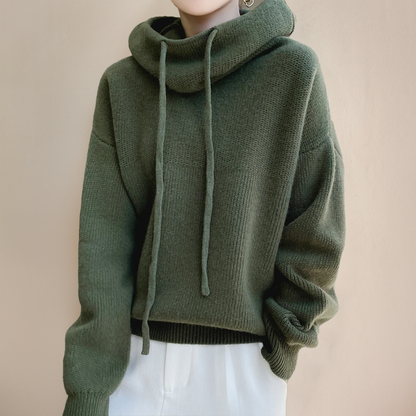 India - Hoodie gemaakt van 100% wol