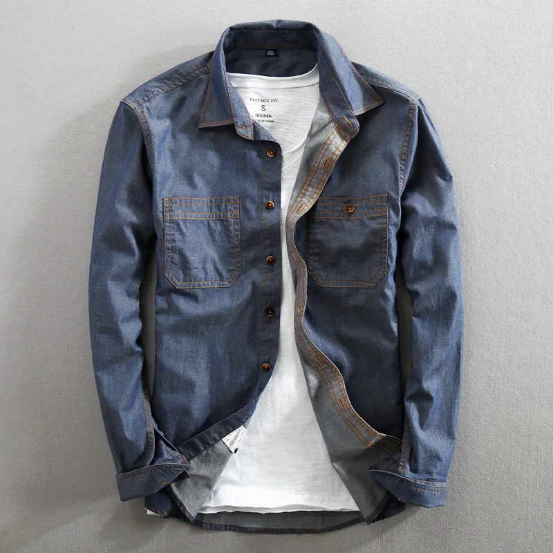 Bayline™ |  Katoenen Shirt Met Lange Mouwen