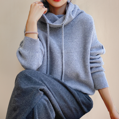 India - Hoodie gemaakt van 100% wol