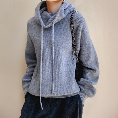 India - Hoodie gemaakt van 100% wol