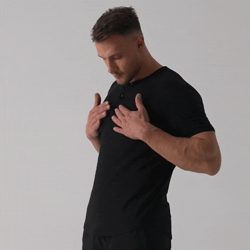 Bayline™ | Bamboe Henley T-Shirt