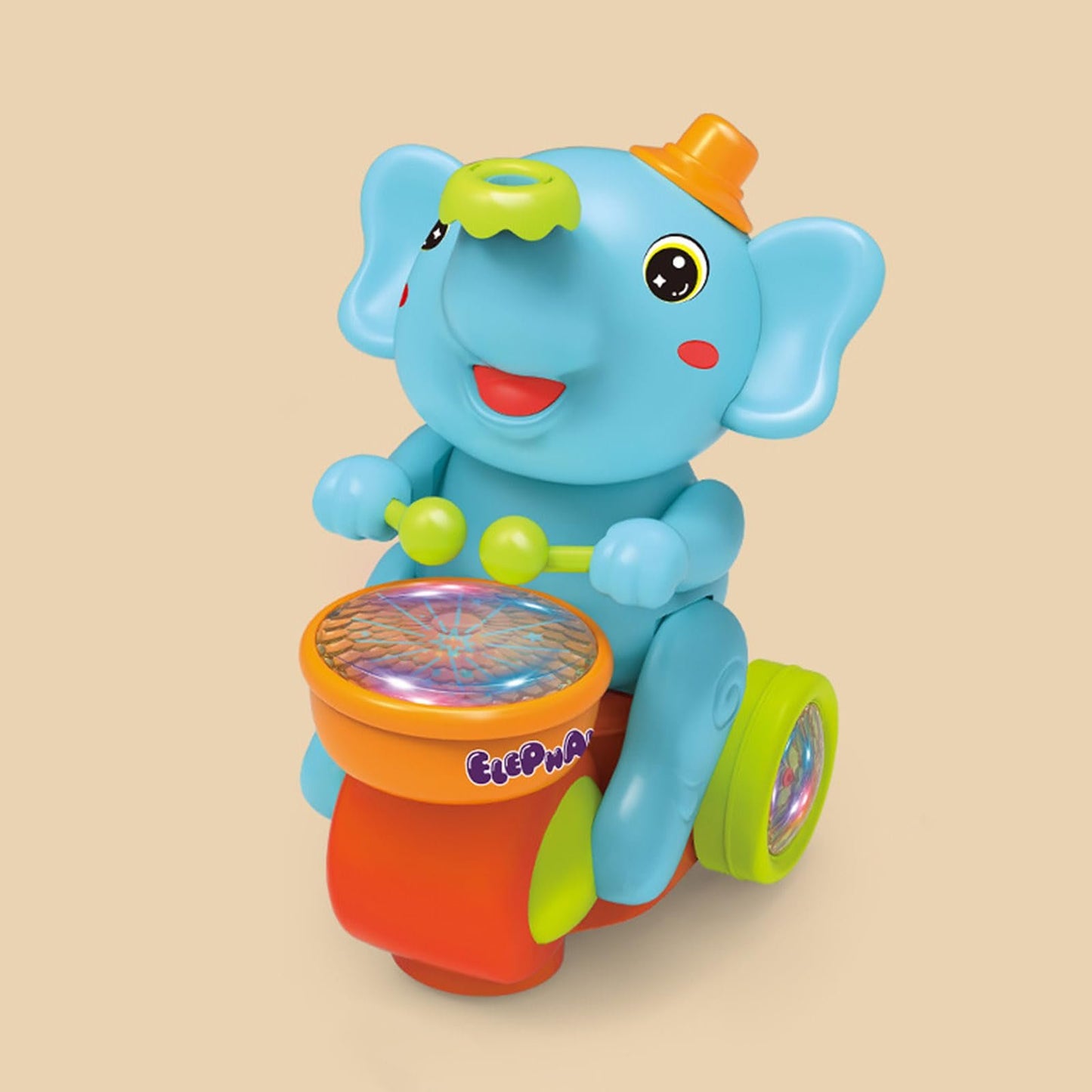 Bayline™ |  Muzikale Wandelende Olifant Trommelaar