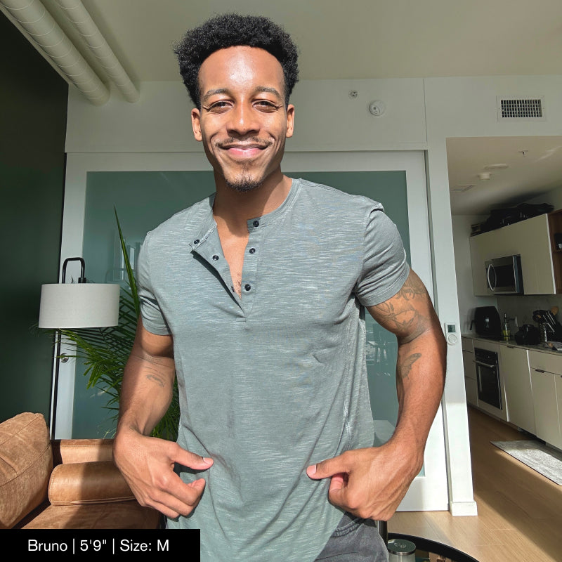 Bayline™ | Bamboe Henley T-Shirt