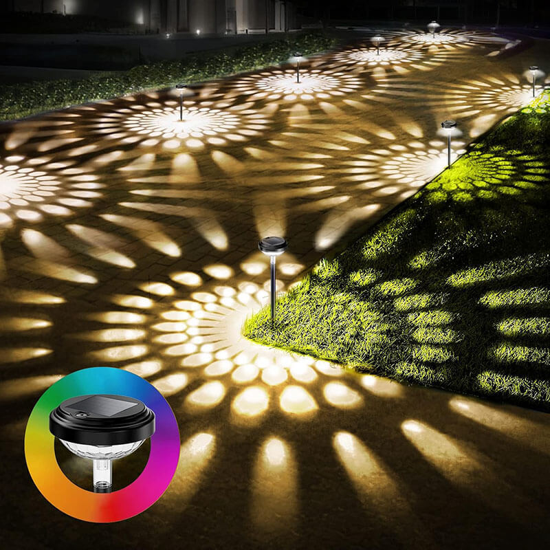 Bayline™ |  Mandala Patroon Solar Tuinlamp
