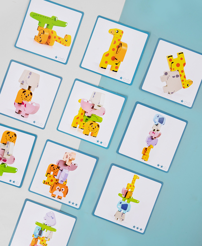 Bayline™ | Montessori Dieren Stapelspel