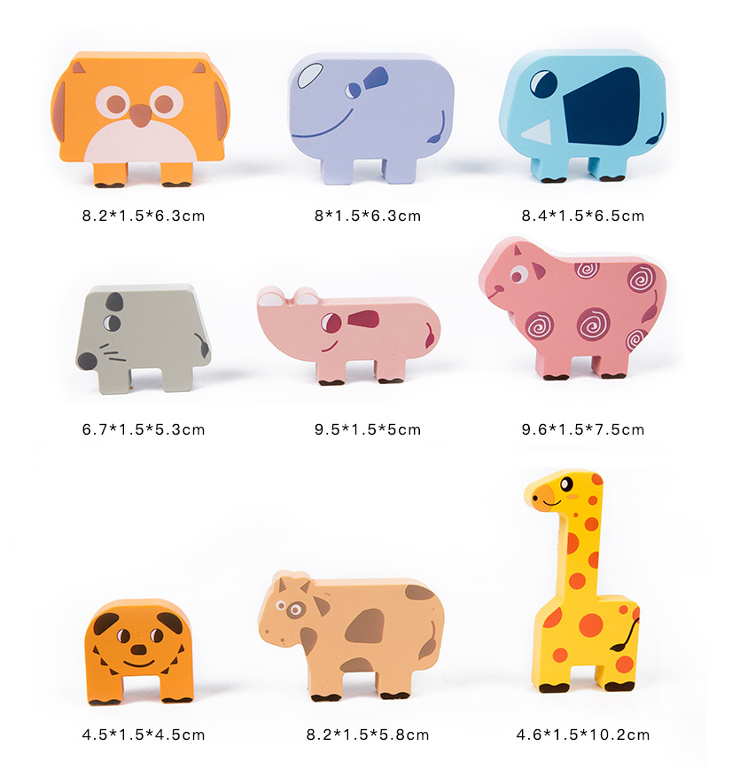 Bayline™ | Montessori Dieren Stapelspel