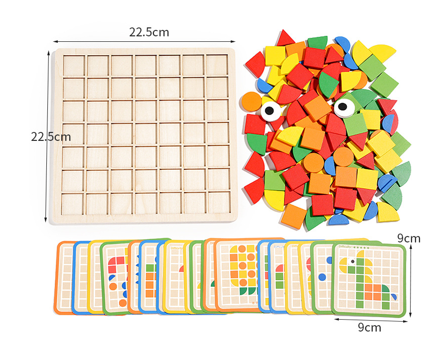 Bayline™ | Montessori Patroonherkenning Puzzel