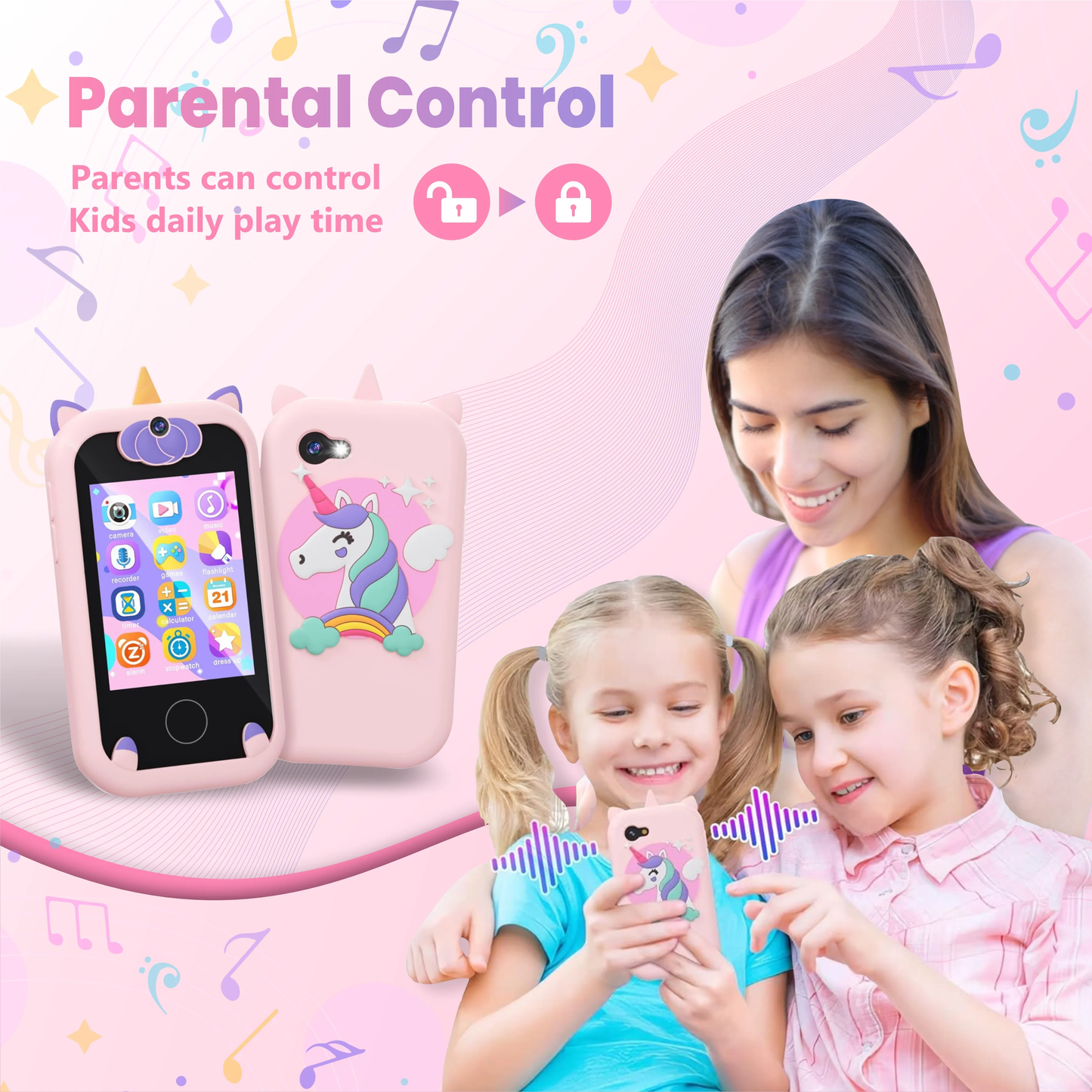 PlayPal Mini™ | Speelgoedmobiel voor kinderen - Ontdek, speel, groei, waar je ook gaat!