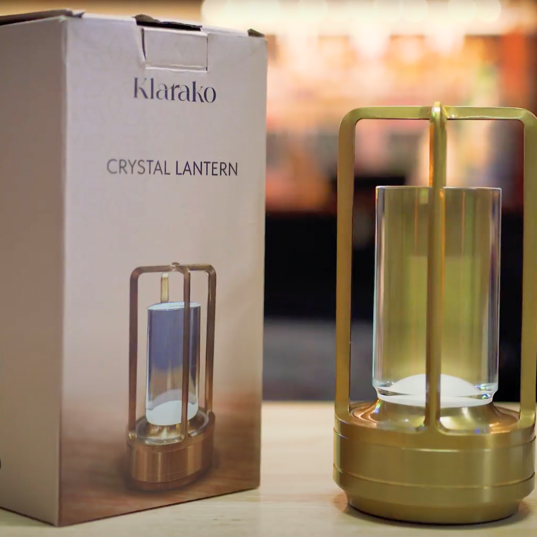 Luminous Luxe™ kristallen lamp | Stijlvolle luxe lamp, overal te gebruiken!