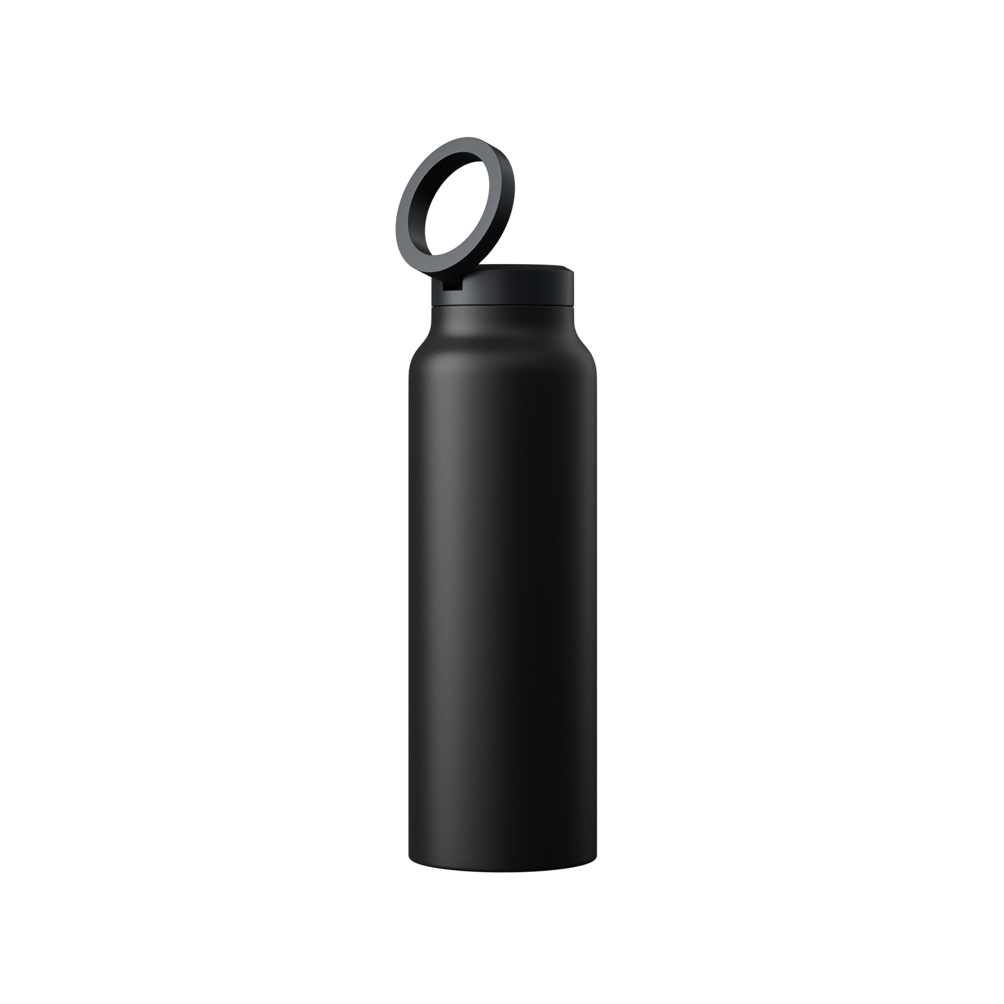 FluidFlex™ waterfles | Roestvrijstalen waterfles en magnetische telefoonhouder in 1!