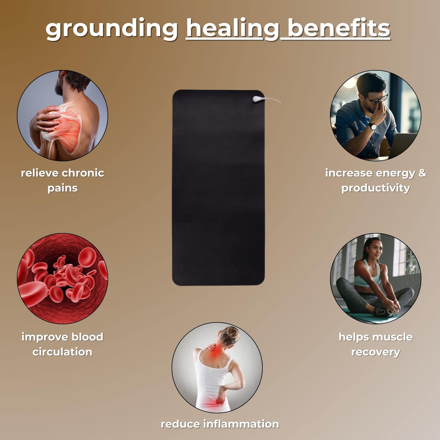 EarthTouch™ | Natuurlijke aardingsmat voor optimale gezondheid