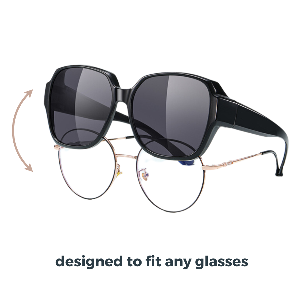 SunSnap™ shades | Die zonnebril die over elke andere bril past!
