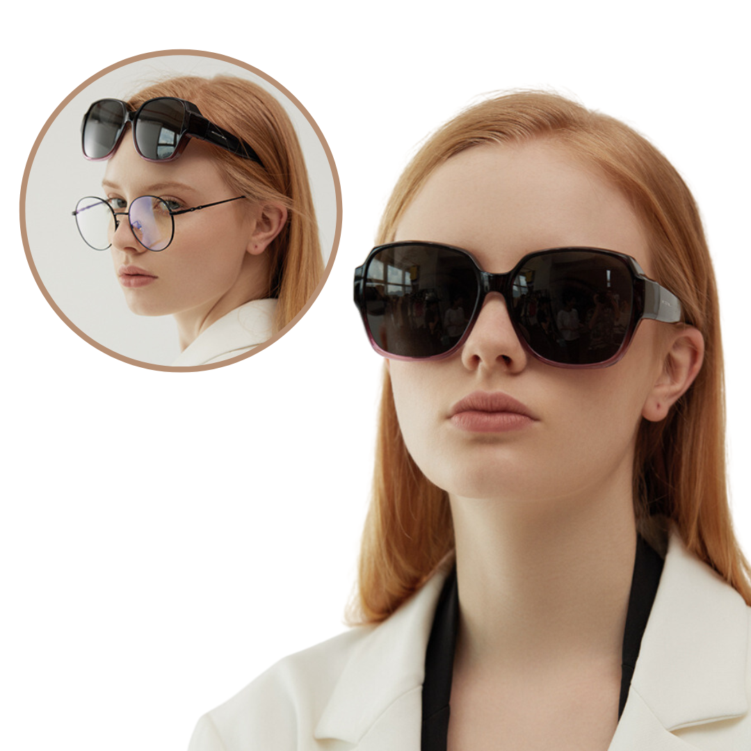 SunSnap™ shades | Die zonnebril die over elke andere bril past!
