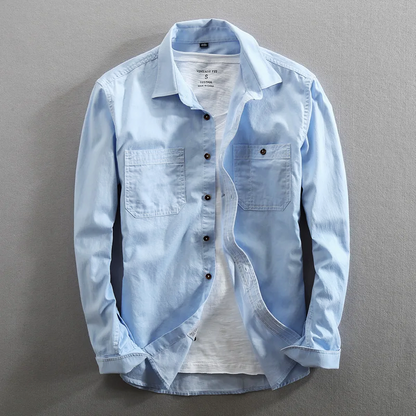 Bayline™ |  Katoenen Shirt Met Lange Mouwen