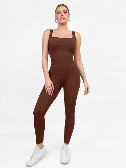 Bayline™ |  Jumpsuit Vierkante Hals Shapewear