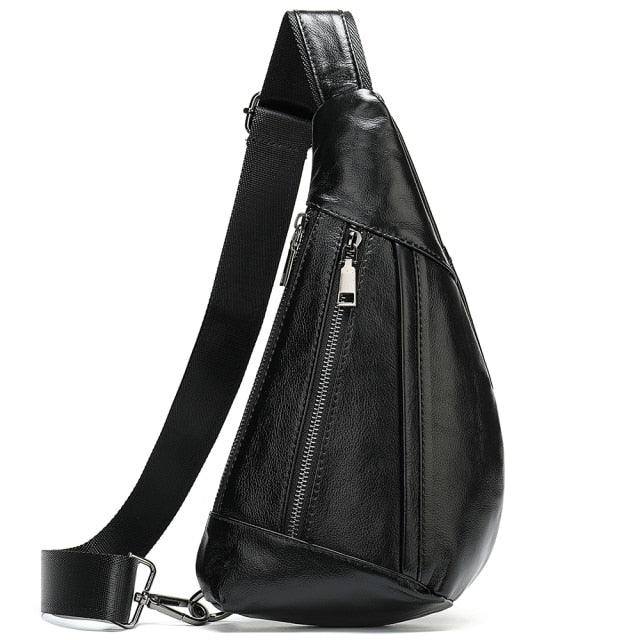 Bayline™ | Slingertas Heren Echt Leer