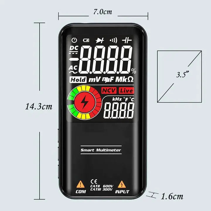 Bayline™ | Slimme Digitale Multimeter