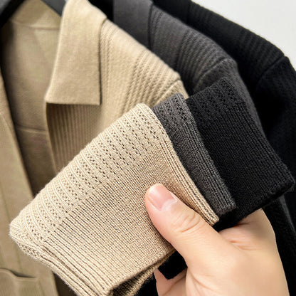 Bayline™ |  Gebreide Herenjas Met Lange Mouwen