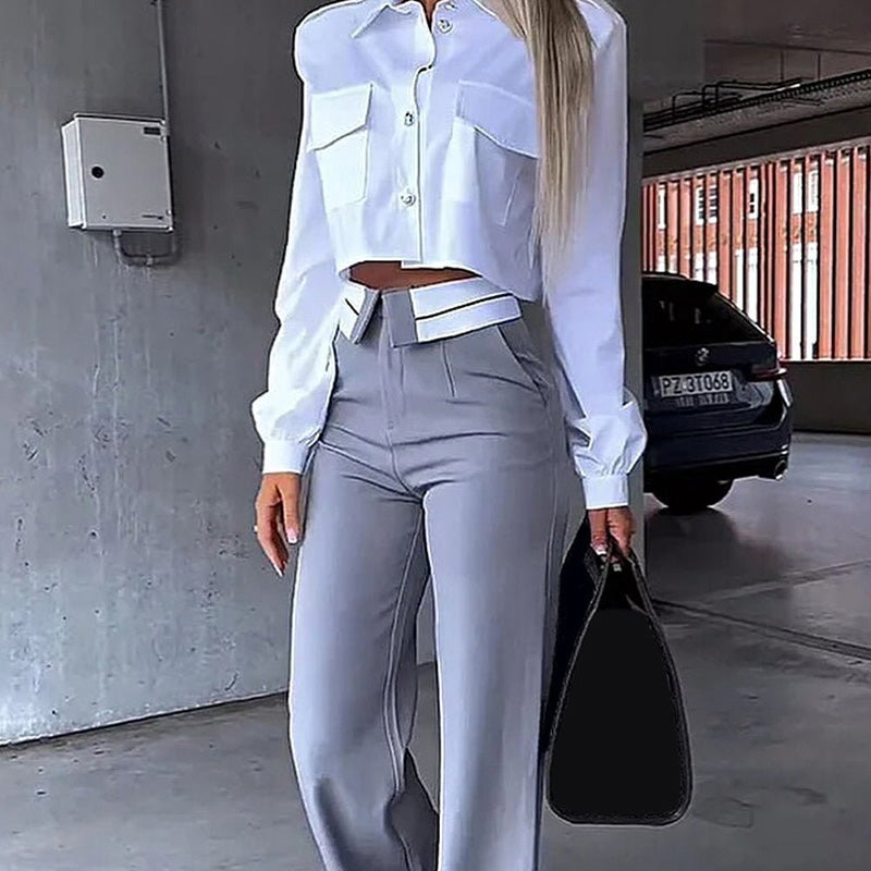 Bayline™ | Blouse en Broek  2-Delige Premium Dames Set