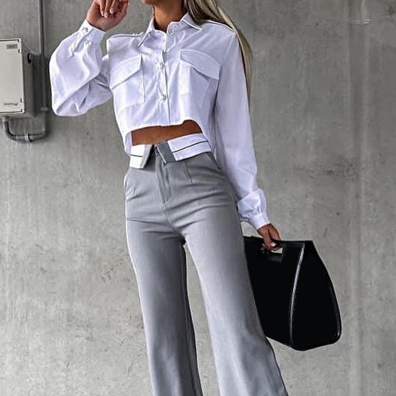 Bayline™ | Blouse en Broek  2-Delige Premium Dames Set