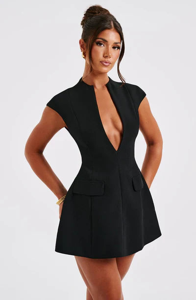 Bayline™ |  Mini Jurk Zwart