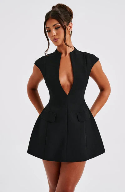 Bayline™ |  Mini Jurk Zwart