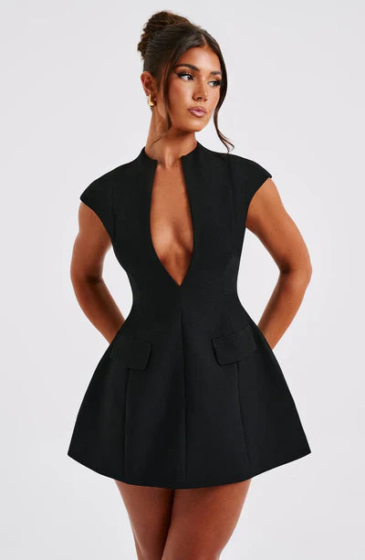 Bayline™ |  Mini Jurk Zwart