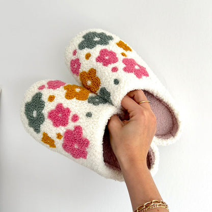 Bayline™ | Slippers Met Bloemenwolkjes