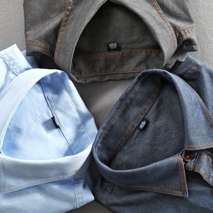Bayline™ |  Katoenen Shirt Met Lange Mouwen