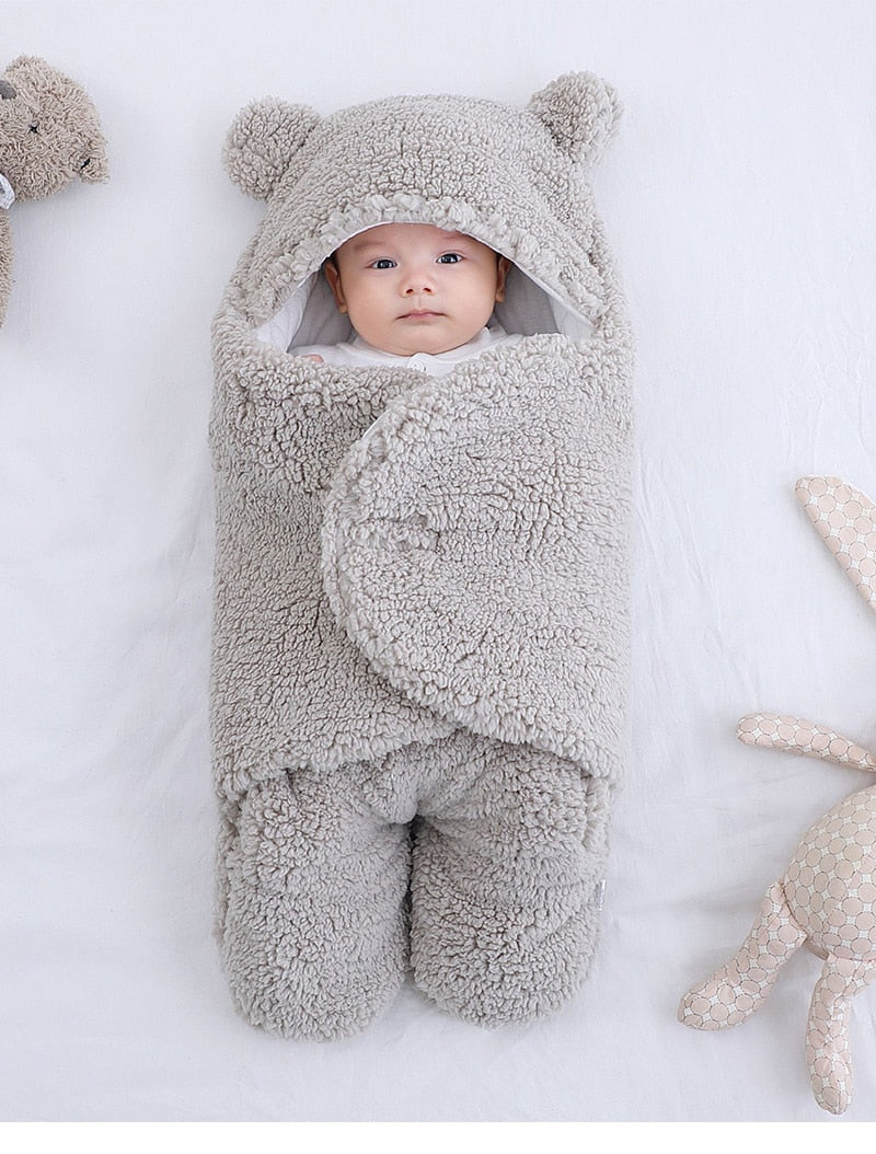 Zachte slaapzak/deken combi | Baby's 0-9 maanden