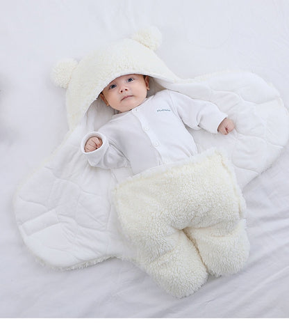 Zachte slaapzak/deken combi | Baby's 0-9 maanden