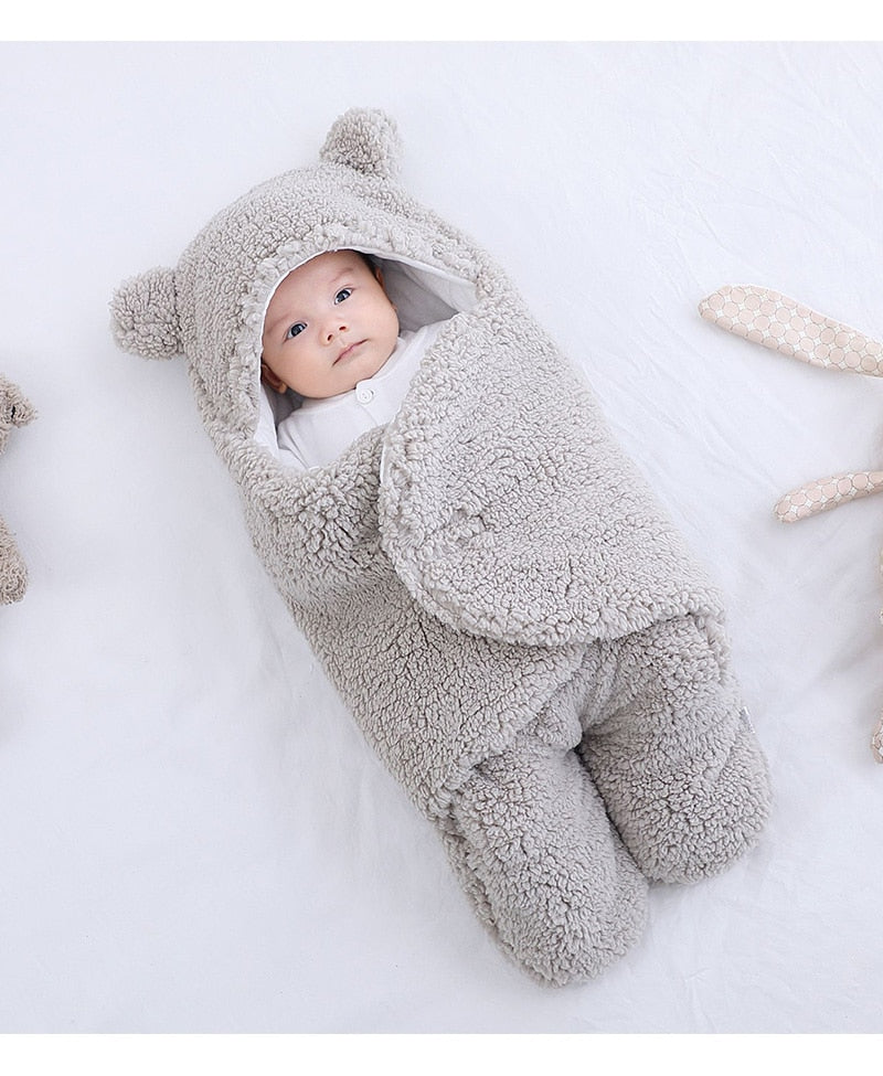 Zachte slaapzak/deken combi | Baby's 0-9 maanden
