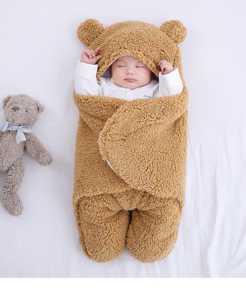 Zachte slaapzak/deken combi | Baby's 0-9 maanden
