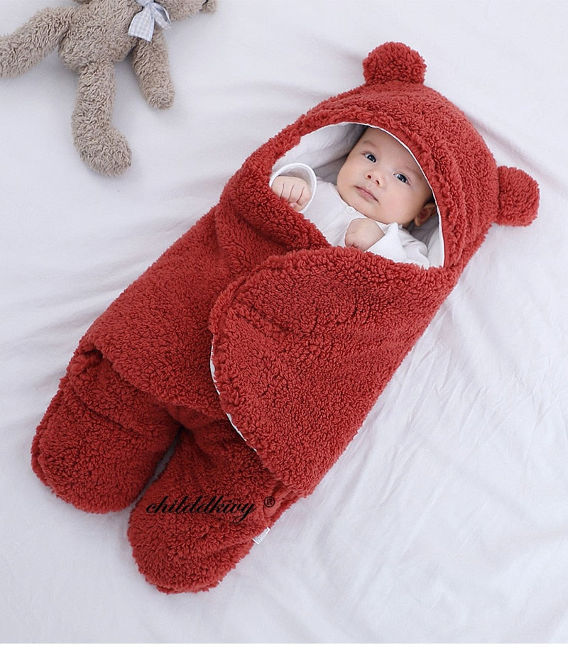 Zachte slaapzak/deken combi | Baby's 0-9 maanden