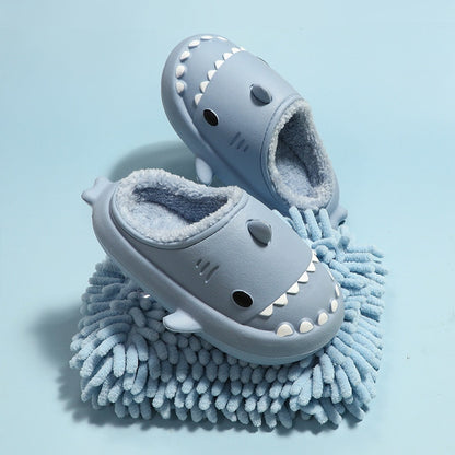 Haai slippers met zachte binnenkant voor kinderen!
