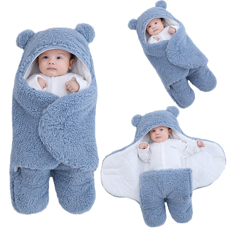 Zachte slaapzak/deken combi | Baby's 0-9 maanden