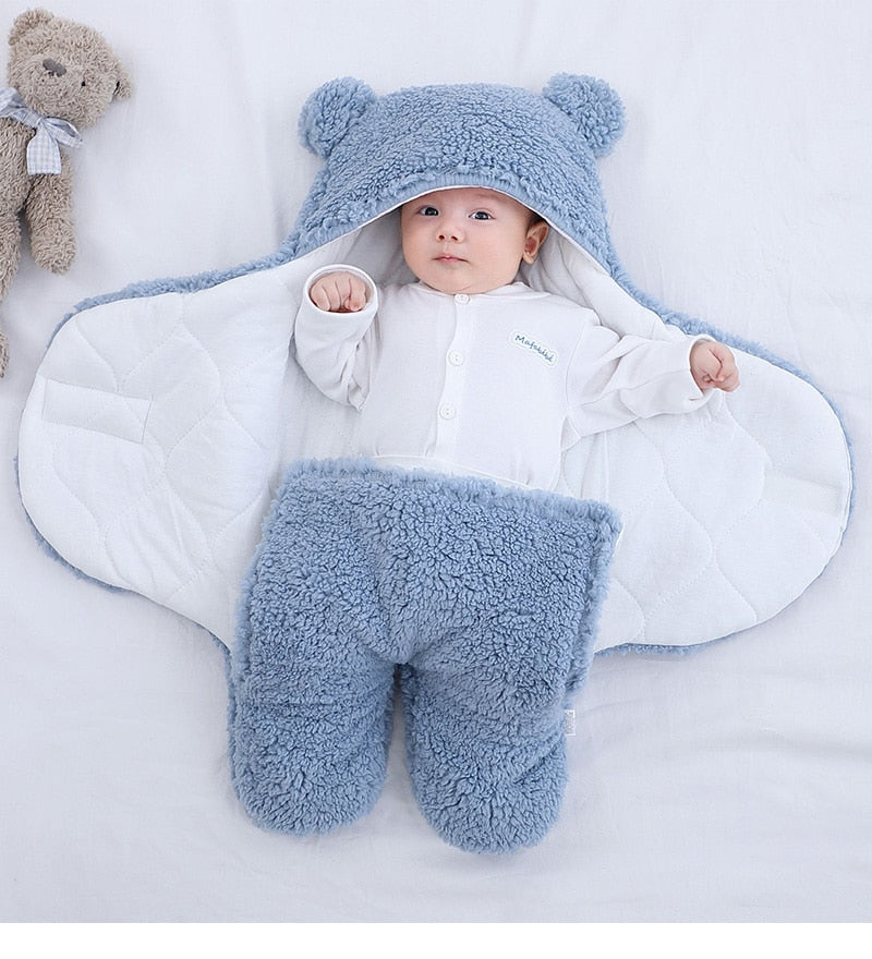 Zachte slaapzak/deken combi | Baby's 0-9 maanden