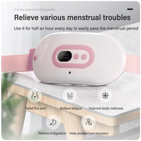Abdominaal menstrueel verwarmingskussen voor menstruatiekrampen