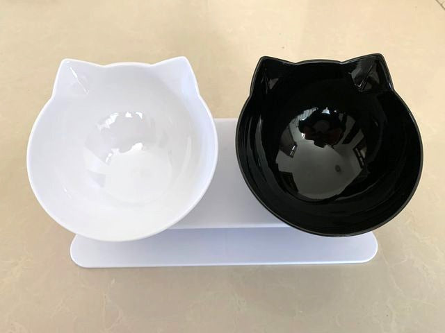Schattige kattenbakjes geschikt voor eten en drinken