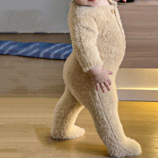 Warme baby winter romper 0-3 maanden
