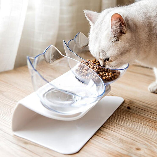 Schattige kattenbakjes geschikt voor eten en drinken